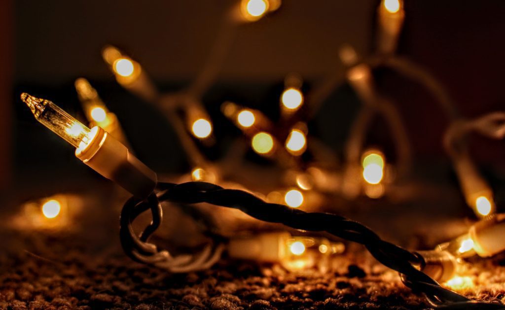 White Christmas lights. The ultimate holiday light safety checklist  - Lights